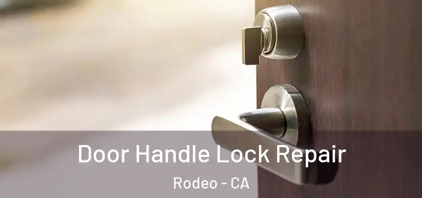 Door Handle Lock Repair Rodeo - CA